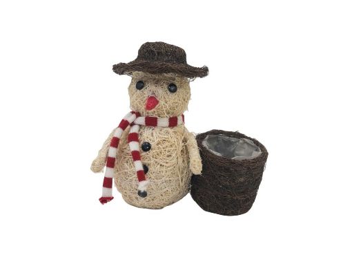 Picture of Brushwood Snowman Planter