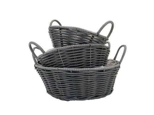 Picture of Longcroft Round Basket With Ears