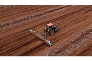 tractor in field
