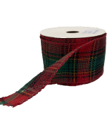 Tartan Fabric Ribbon