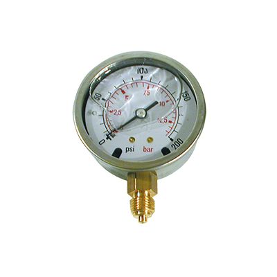 Pressure Gauge - Glycerine Filled-0-11 Bar (160Psi)