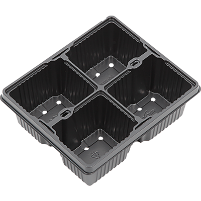 Aeroplas 4 Cell Bedding Tray