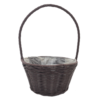 Longcroft Round Basket With Over Handle