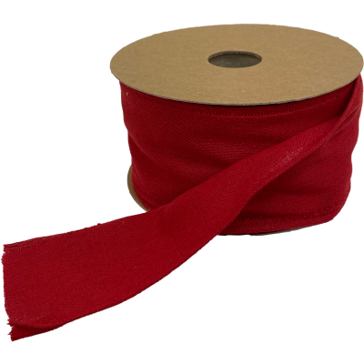 Fabric Ribbon Red