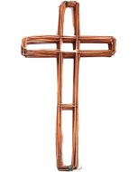 Flat Cross Wreath Frame