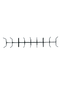 CLAMP MANTLE BAR -18"-Packed in 25`s