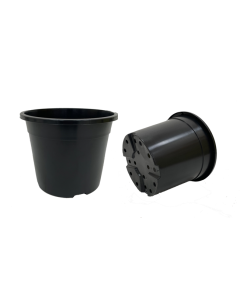 Container Pot With Rolled Rim