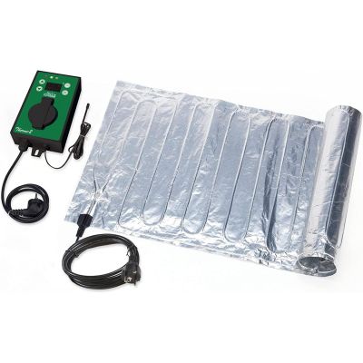 Aluminium-Heatmat incl. Thermostat, 40 x 200 cm, 157 W