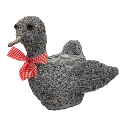 BRUSHWOOD BIRD WHITEWASHED - 28x17x24- Packed in 24's