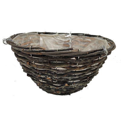 Ebony Round Basket