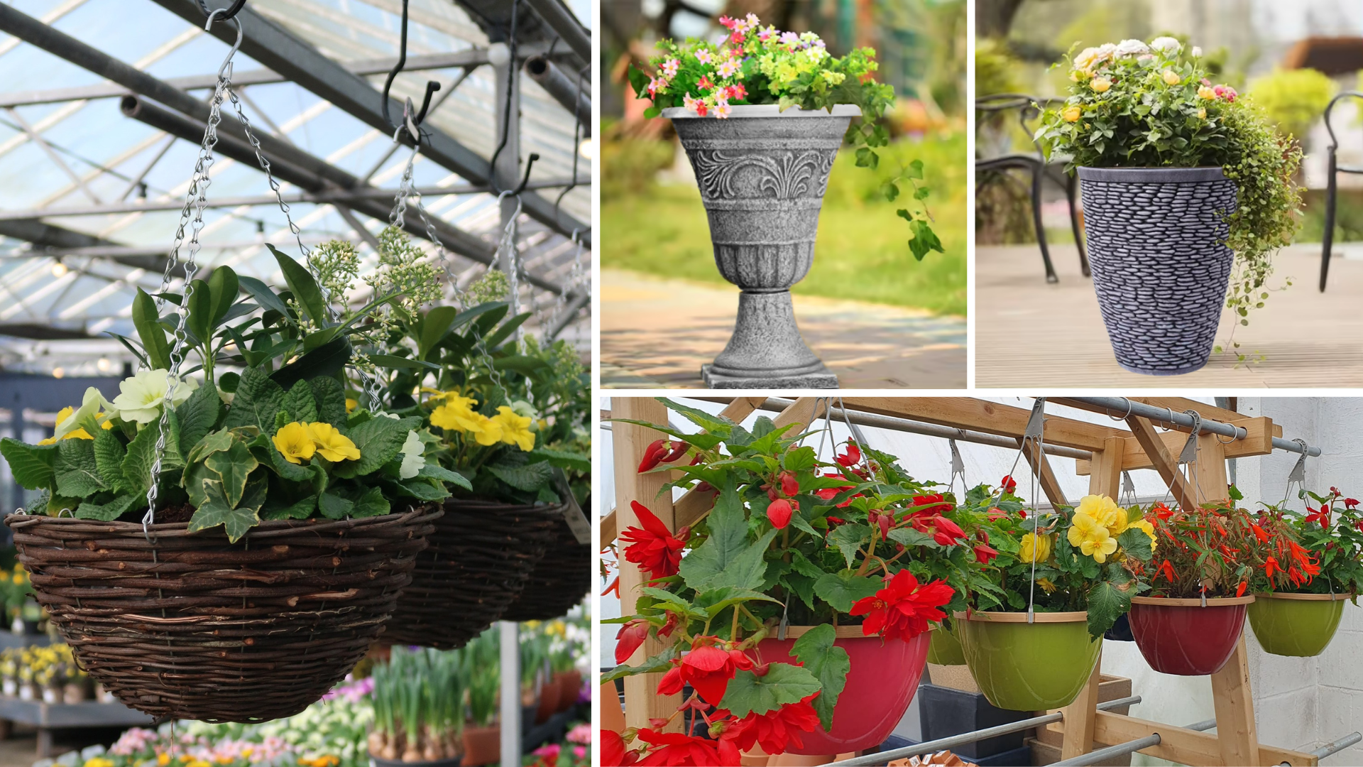 Creating Stunning Container Gardens with pots and planters.
